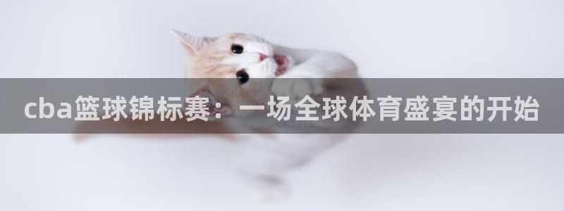  意昂2登录：cba篮球锦标赛：一场全球体育盛宴的开始