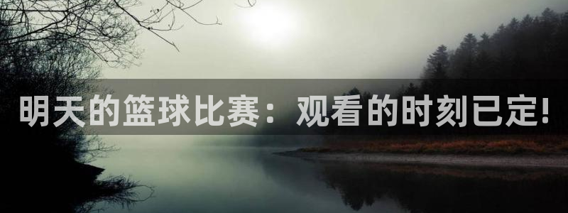 意昂2体育在线平台登录：明天的篮球比