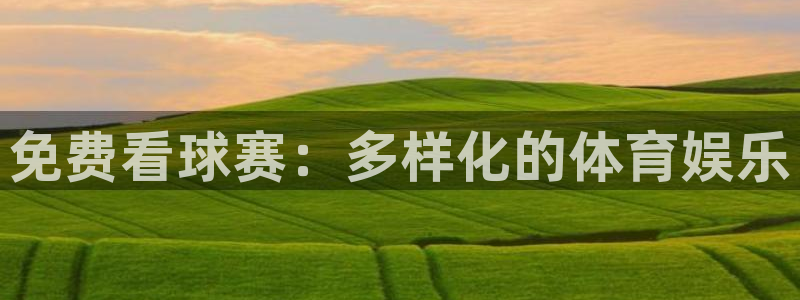意昂2登录入口：免费看球赛：多样化的