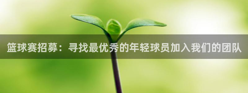 意昂2登录：篮球赛招募：寻找最优秀的