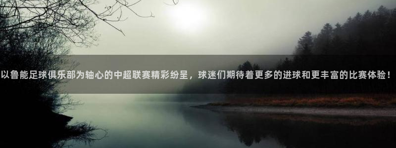  意昂2体育在线平台登录：以鲁能足球俱乐部为轴心的中超联赛精彩