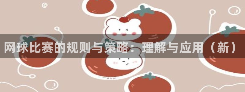 意昂2平台登录：网球比赛的规则与策略